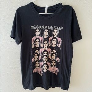 Regan and Sara LOVE U TO DEATH Tour Shirt Size Medium UNISEX